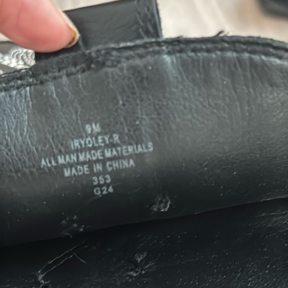 Western Calf Length Black Boots Size 9 - Picture 3 of 5